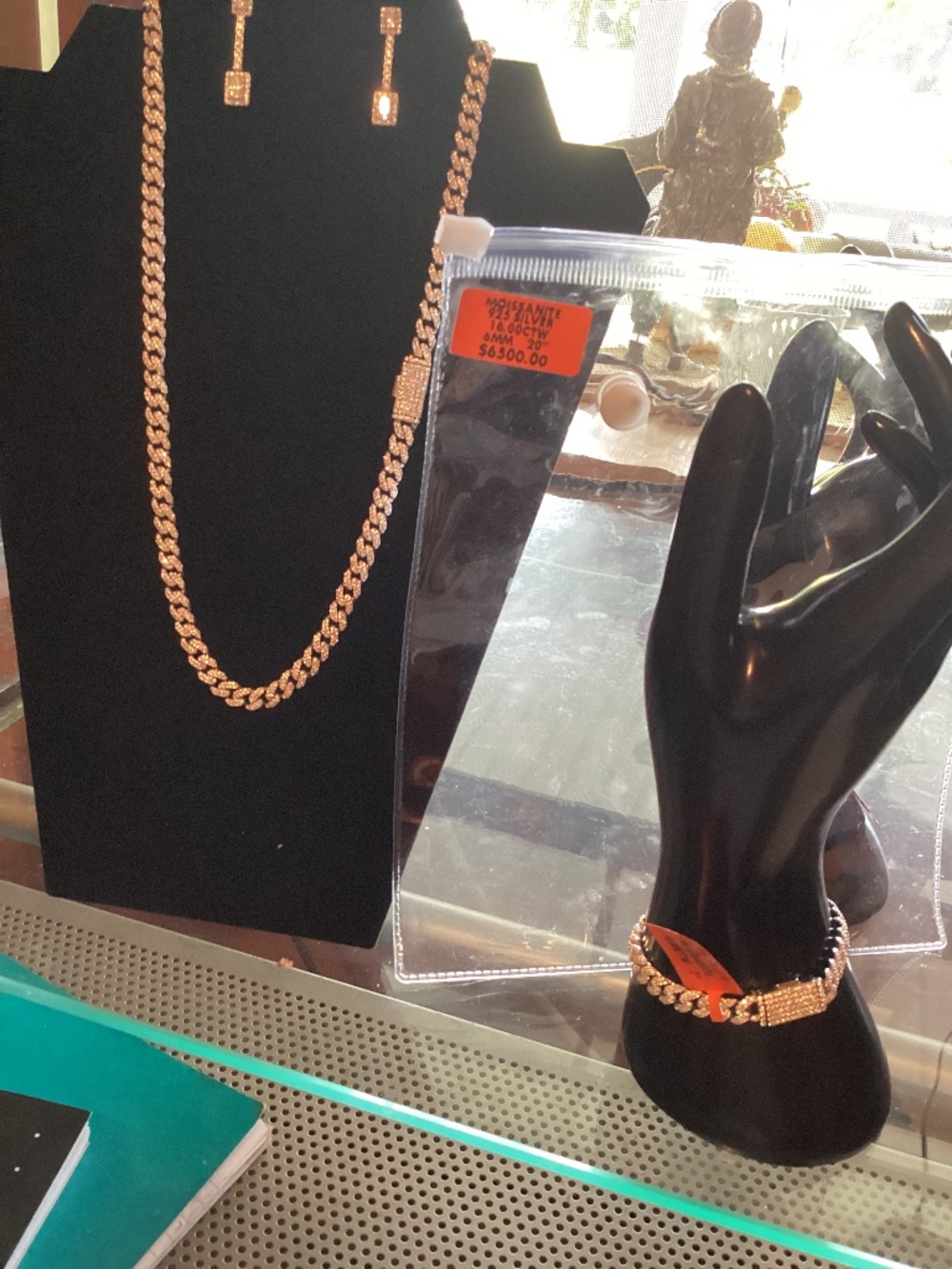 Moissanite Cuban Neclace